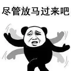 熊猫头武林高手表情包尽管放马过来吧