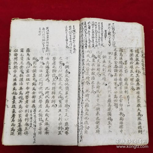  民国油印本法学通论讲义,带精美字迹批注,稀缺版本,具体见图