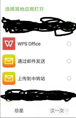 微信word选其他应用打开怎么没有传给qq好友选项