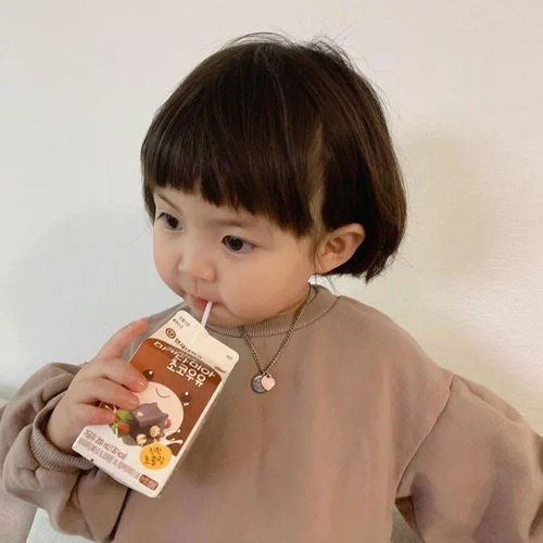 亲子头像母子二人短发情