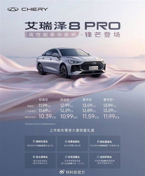  合资家轿最强杀手来到奇瑞艾瑞泽8pro上市红包价10.39万起