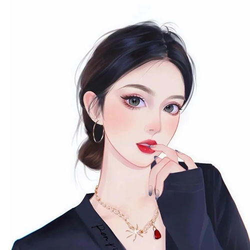  超a御姐风高清手绘头像三