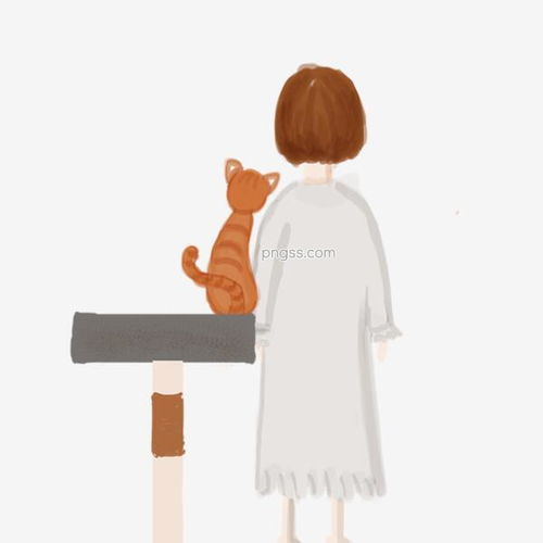  女孩和猫咪的背影图片大小2000x2000px图片尺寸536.82kb来自png搜索网pngss.com免费免扣png素材下载背影插画宠物动物卡通猫咪女孩手绘眺望涂鸦装饰图案