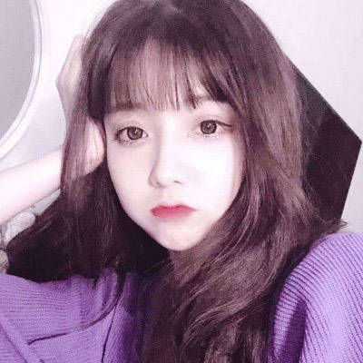  紫色的女生微信头像图片紫色系女头像大全