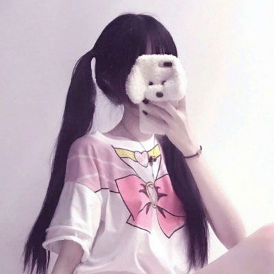  头像女生手机遮脸可爱高清女学生头像系列