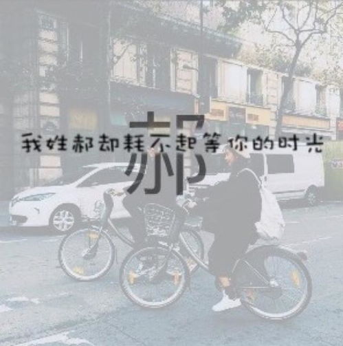  姓氏头像我姓余,没有未来,只有余生