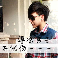  很拽的文字版男生头像