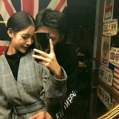  2019真人情侣头像超清,你要陪我一辈子