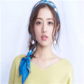 2019年女生头像中分