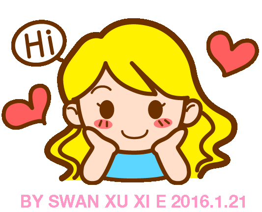  自制表情包,动态表情头像,可爱二元素小女孩手绘q版漫画swan动漫动画片annexierzcool