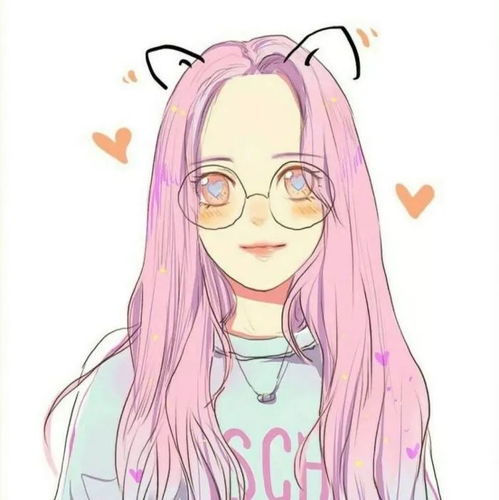 可爱头像女生卡通可爱图