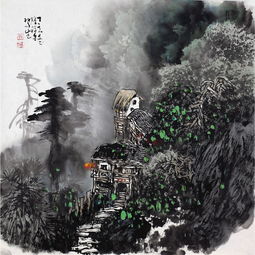  鲜明的南方意境张际才山水画作品选