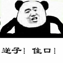 闭嘴的表情包逆子