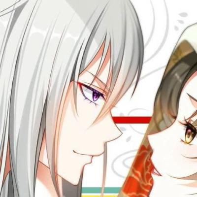  2020最新动漫古风情侣头像一男一女分开的两张