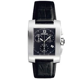  万宝龙montblancmontblanc万宝龙精钢配鳄鱼皮profile系列石英中性表计时码表101562价格报价图片正品品牌