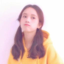  黄色系女生头像