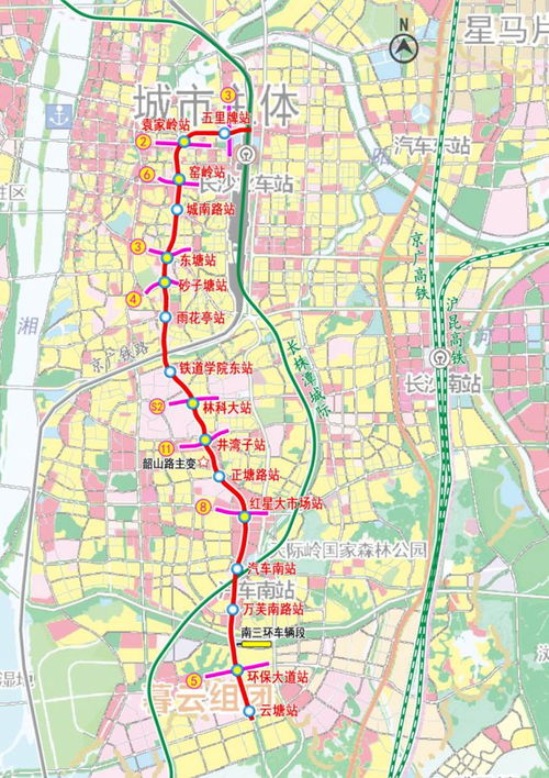  5条城轨2条高铁长沙今年轨交建设重点来了