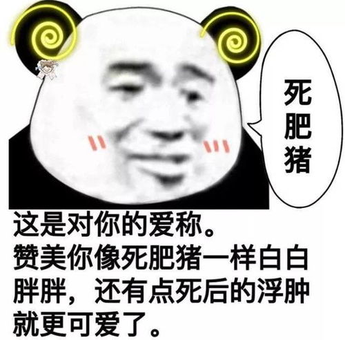  熊猫头表情包的个人展示页