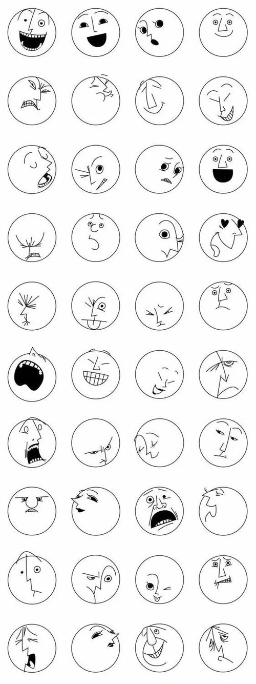  1000个漫画人物表情素材,收干货了