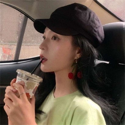  女生qq头像绿色系,干净唯美可爱一点的女生