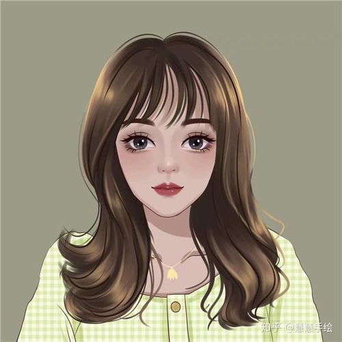  手绘头像女可爱小女孩手绘头像女可爱卡通简单超可爱女生头像