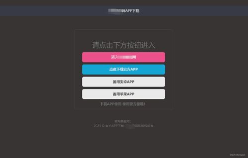 2023最新四款简洁好看的自适应app下载单页源码