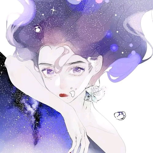 星空动漫头像女生头像画