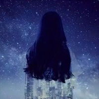  qq头像女生背女生背影星空qq头像