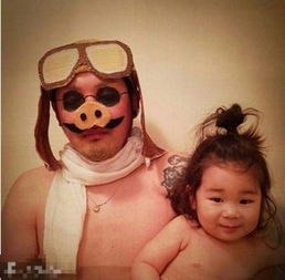  日本逗比爸爸与女儿泡澡照走红蠢萌犯二又有爱