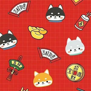  卡通萌图狗狗猫咪旺财头像