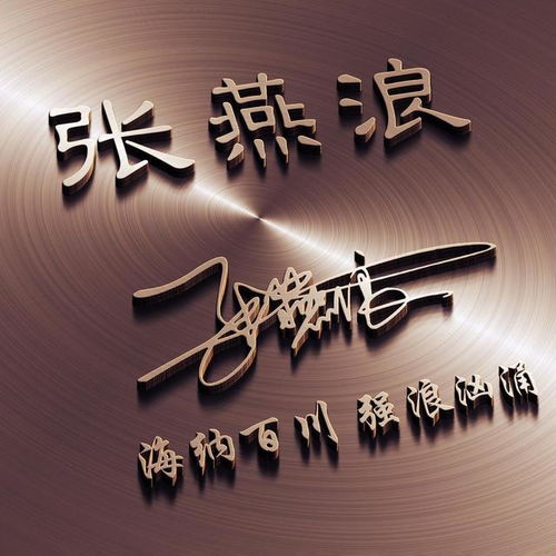  专属你的姓氏微信头像,40张金属商务3d签名头像,请查收带走