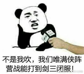  剑三唯满侠阵营战表情包