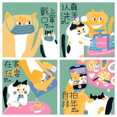  勤洗手,戴口罩,少出门,远程拜年