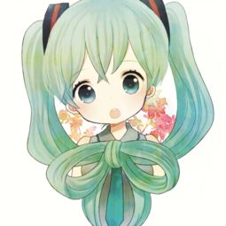  一个穿绿色衣服的女孩后面还带韩语qq动漫头像