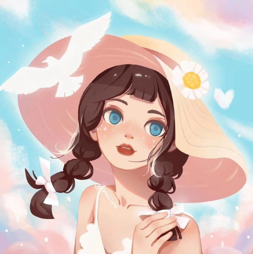  动漫女生头像,少女心满满