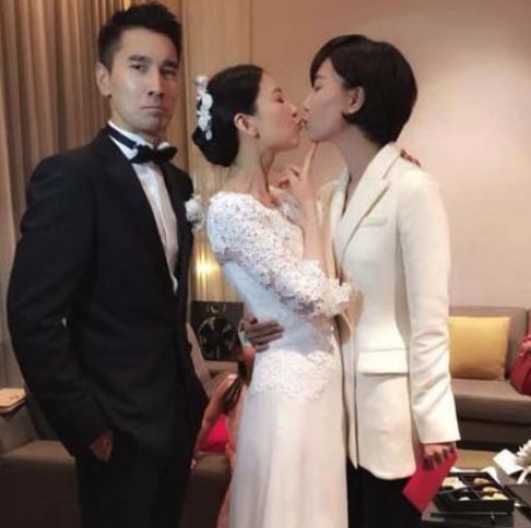  明星婚礼上的吻陈晓强势,吴奇隆甜蜜,图5的表情很搞笑
