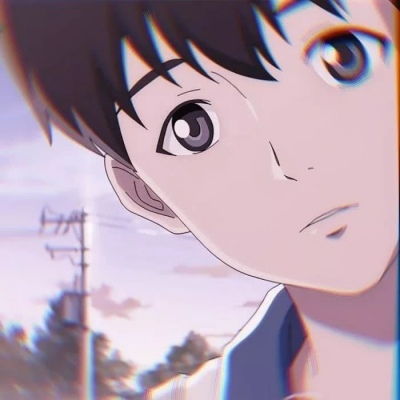  动漫情头那女孩对我说