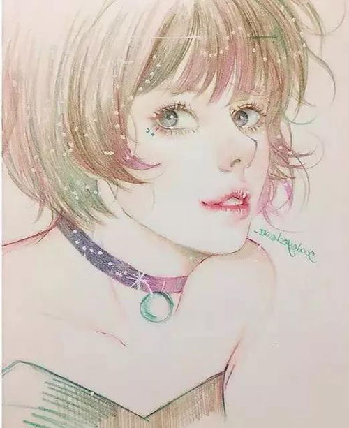  绝美的彩铅画,美得让人挪不开眼睛