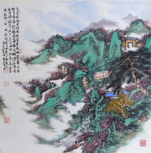 山水画头像微信头像幽微