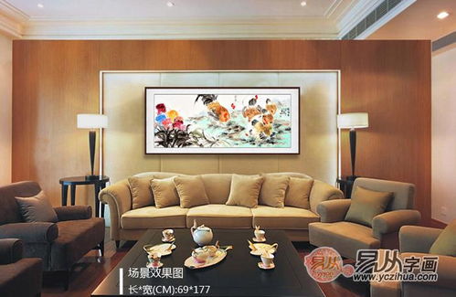  客厅里挂什么画风水好好风水旺财运的是吉祥动物画