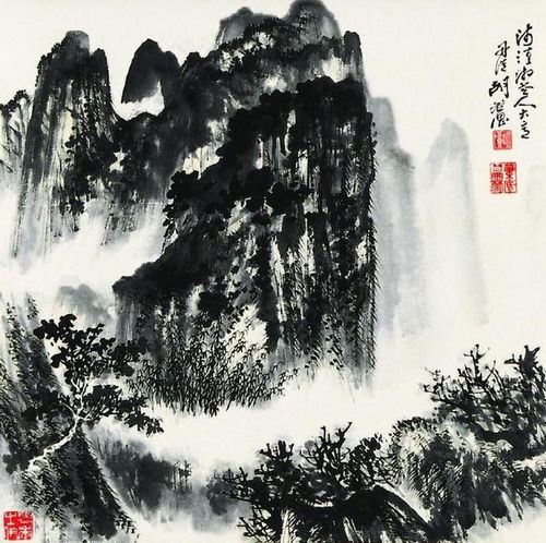 寓意好的山水画微信头像