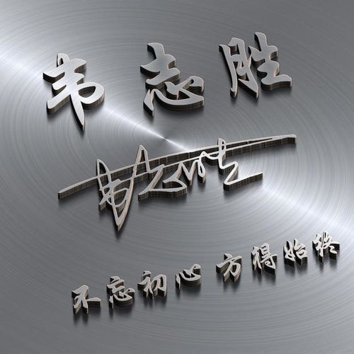  你的微信头像该换了,不同款式3d质感个性签名设计,精心为你而做