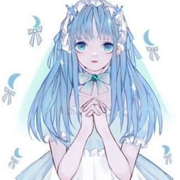  长发清新动漫女生头像