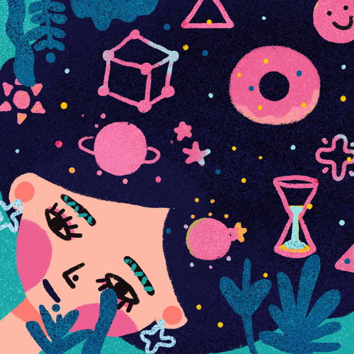 原创小女孩插画头像系列