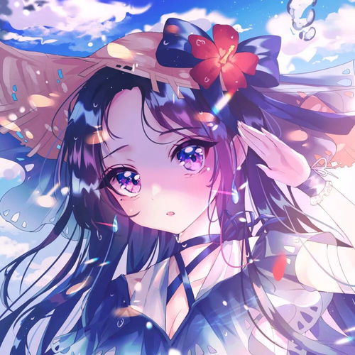  动漫女生头像希望未来奔向我的是无尽的浪漫与温柔