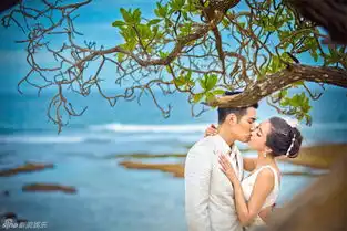 杜若溪与严宽巴厘岛婚礼现场