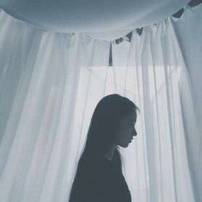  微信黑影头像女神秘黑影人头像女图片