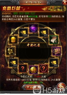  逐日战神狂欢派对充值巨献活动逐日战神公告07073h5游戏