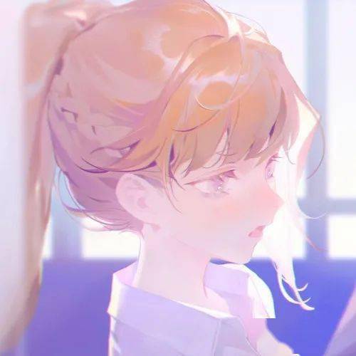  藏匿星空的温柔动漫女生头像
