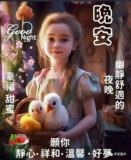  晚上好动态带字图片晚安图片表情包